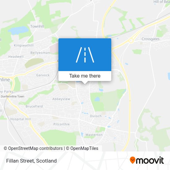 Fillan Street map