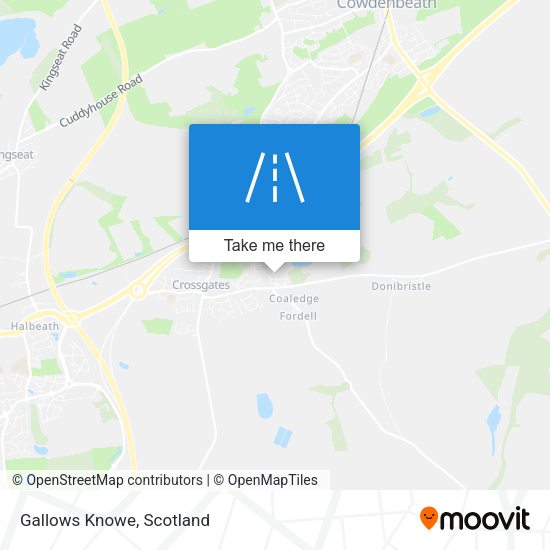 Gallows Knowe map