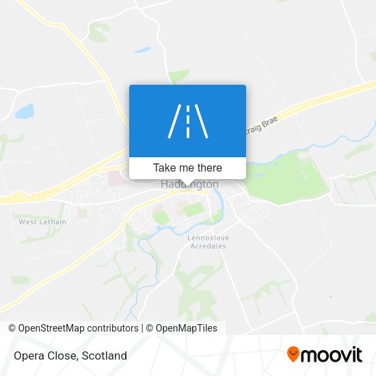 Opera Close map
