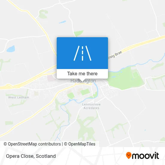 Opera Close map