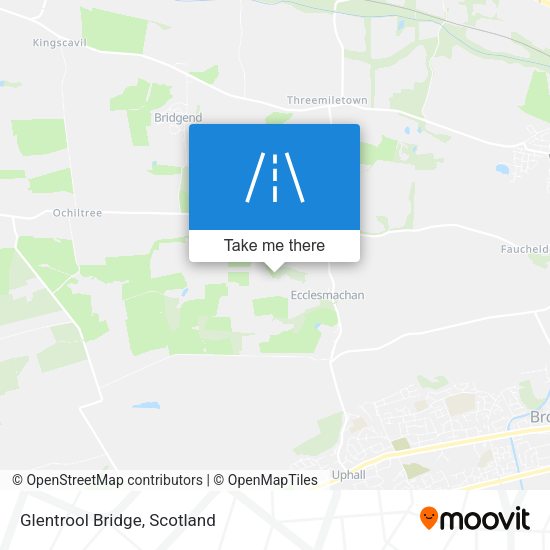 Glentrool Bridge map