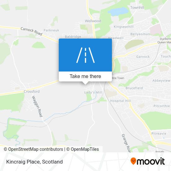 Kincraig Place map