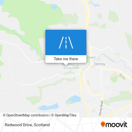 Redwood Drive map