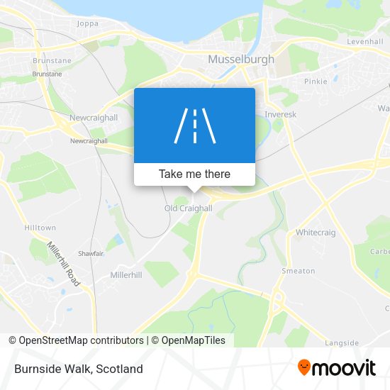Burnside Walk map