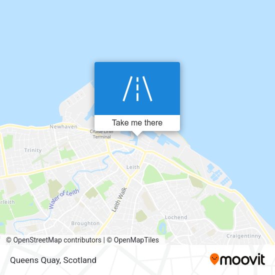 Queens Quay map