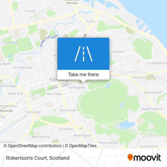 Robertson's Court map