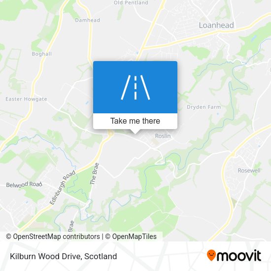 Kilburn Wood Drive map