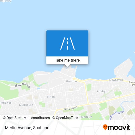 Merlin Avenue map