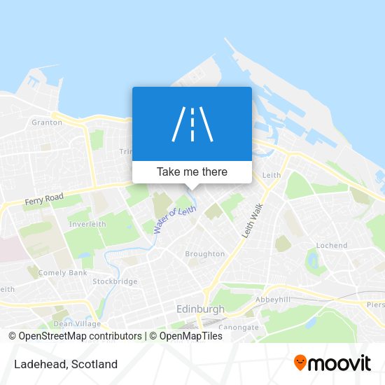 Ladehead map