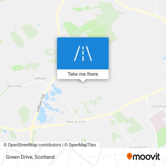 Green Drive map