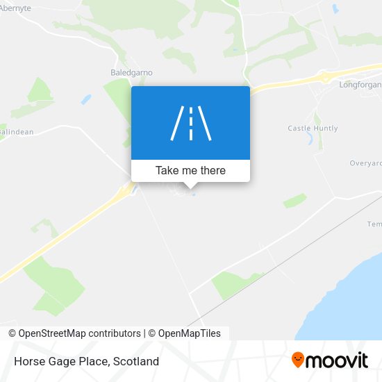 Horse Gage Place map