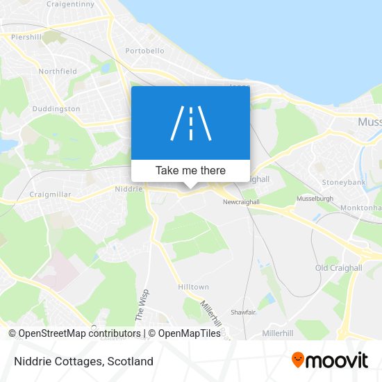 Niddrie Cottages map