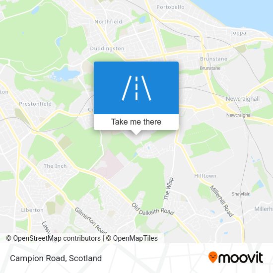 Campion Road map