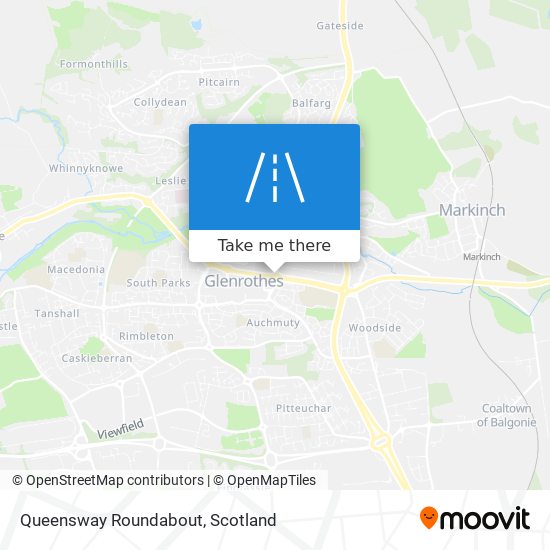 Queensway Roundabout map