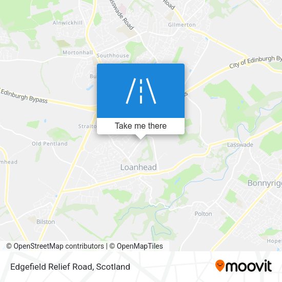 Edgefield Relief Road map
