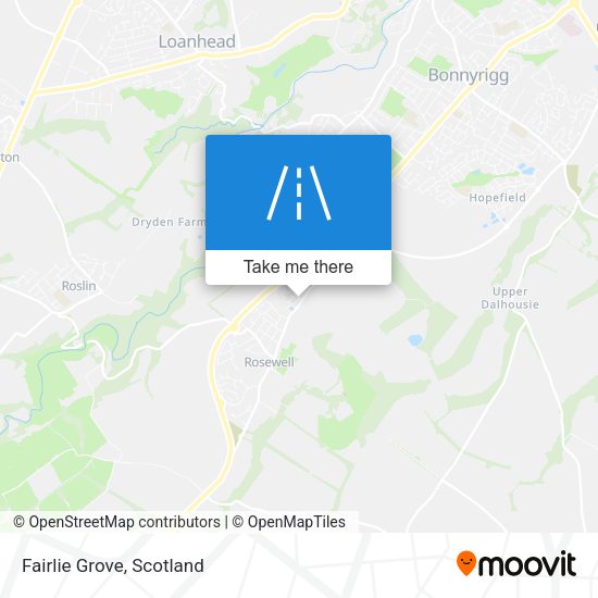 Fairlie Grove map