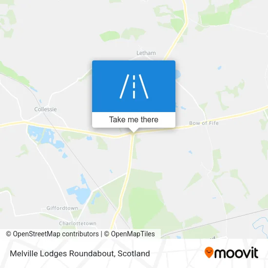Melville Lodges Roundabout map