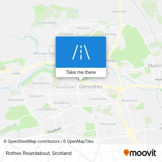 Rothes Roundabout map