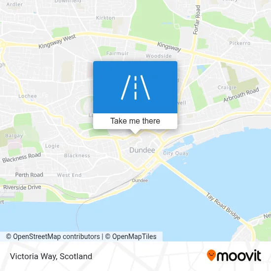 Victoria Way map