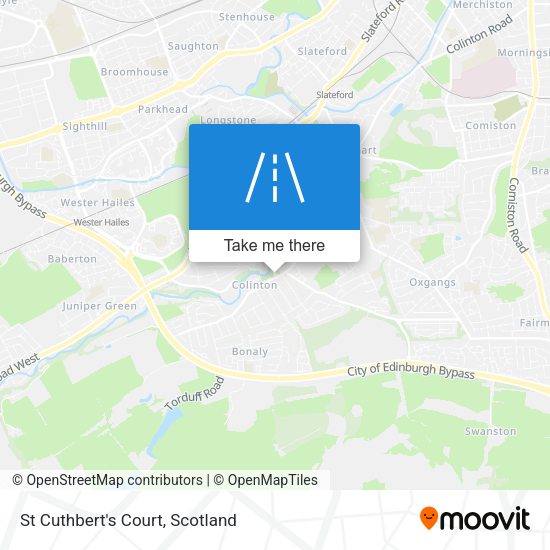 St Cuthbert's Court map