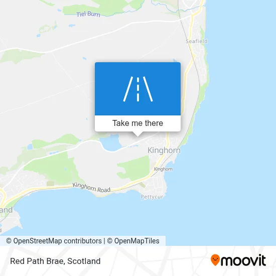 Red Path Brae map