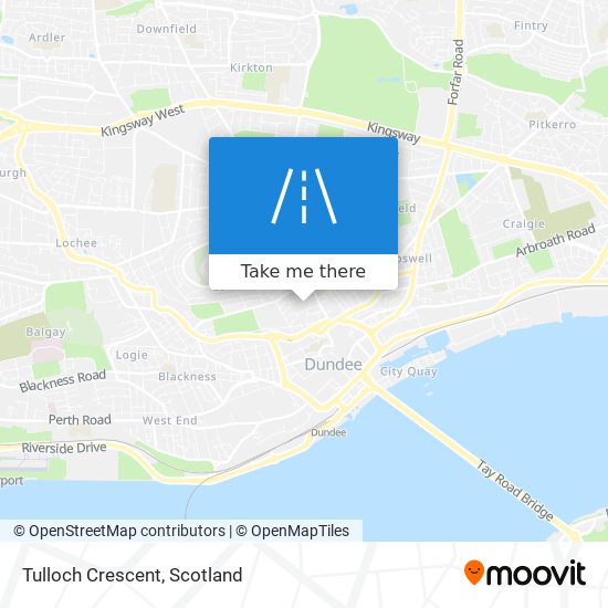 Tulloch Crescent map