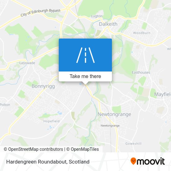 Hardengreen Roundabout map