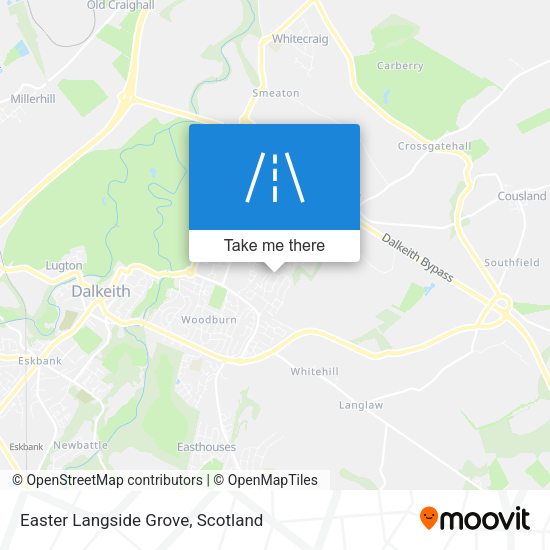 Easter Langside Grove map
