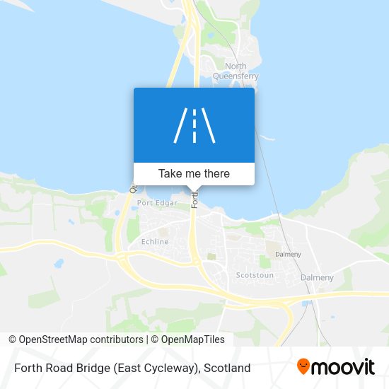 Forth Road Bridge (East Cycleway) map