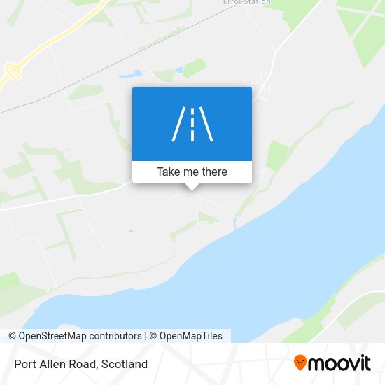 Port Allen Road map