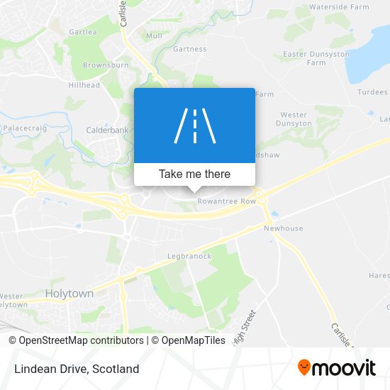 Lindean Drive map