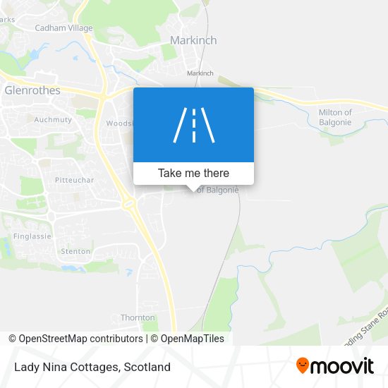 Lady Nina Cottages map