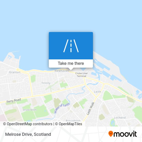 Melrose Drive map