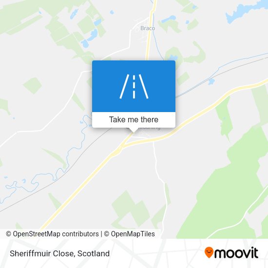 Sheriffmuir Close map