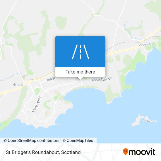 St Bridget's Roundabout map