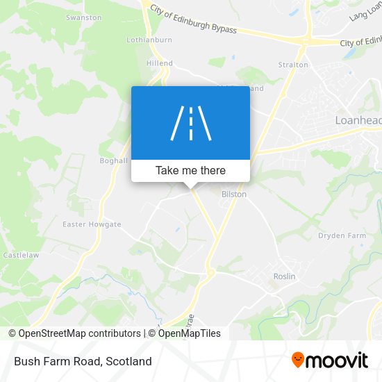 Bush Farm Road map