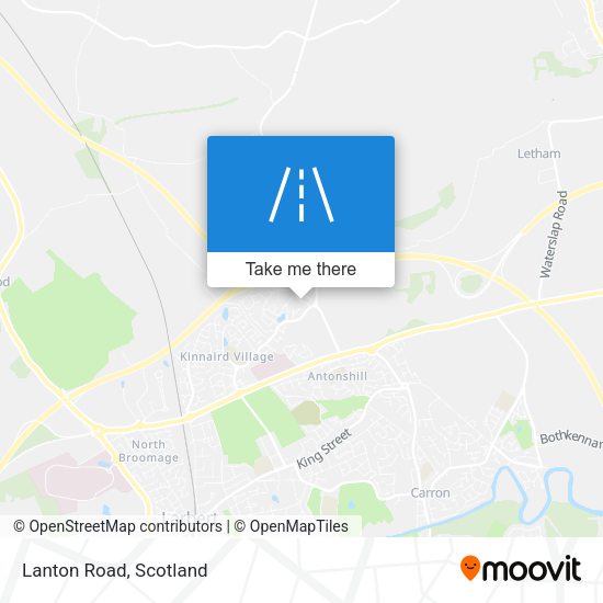 Lanton Road map