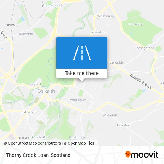 Thorny Crook Loan map