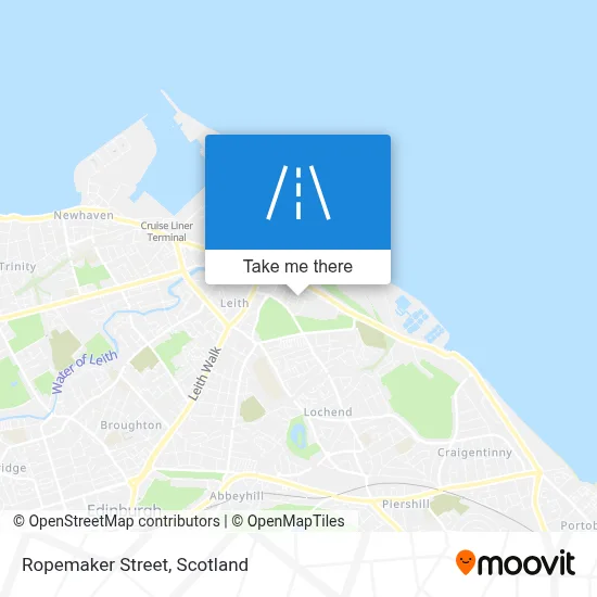 Ropemaker Street map