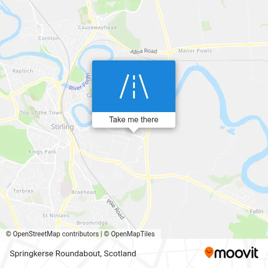 Springkerse Roundabout map