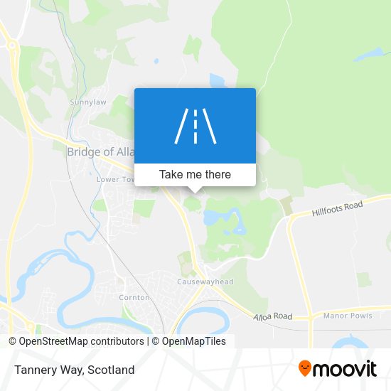 Tannery Way map