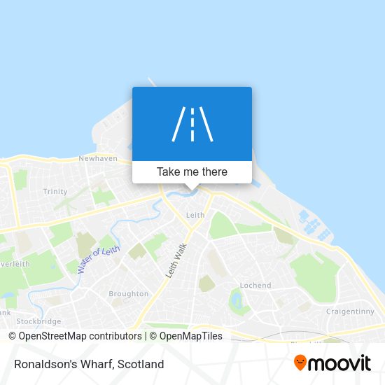 Ronaldson's Wharf map