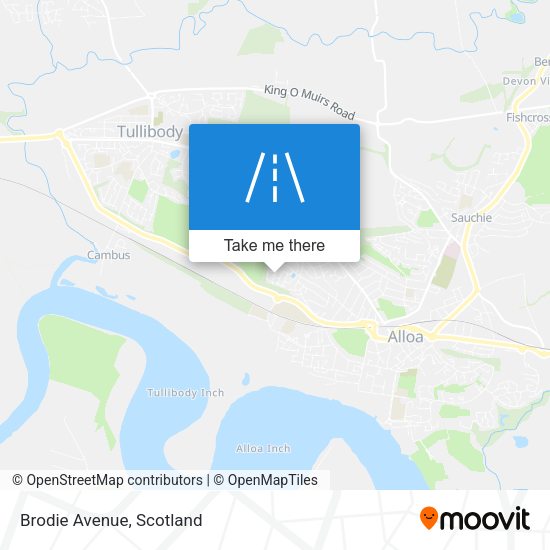 Brodie Avenue map
