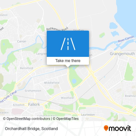 Orchardhall Bridge map