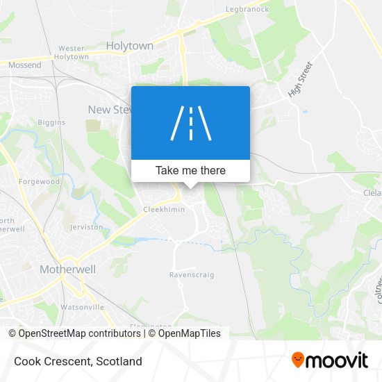 Cook Crescent map