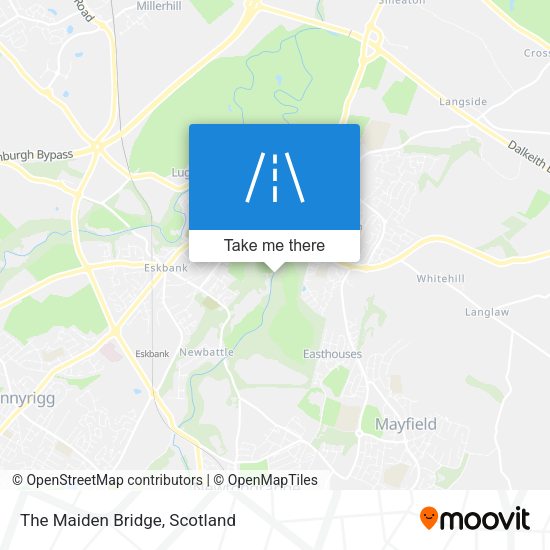 The Maiden Bridge map