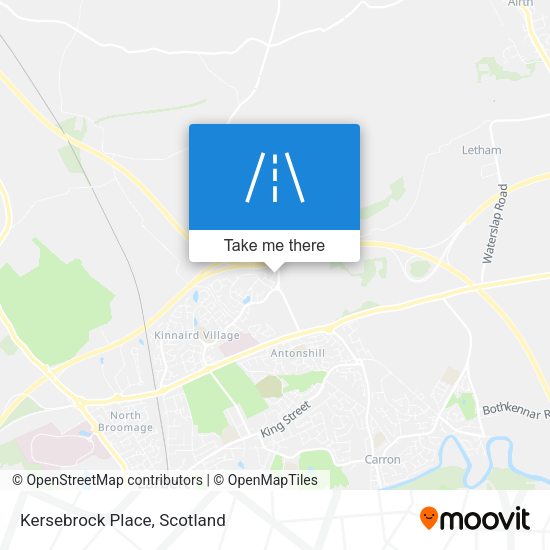 Kersebrock Place map