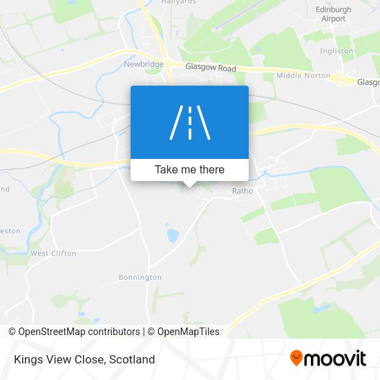 Kings View Close map