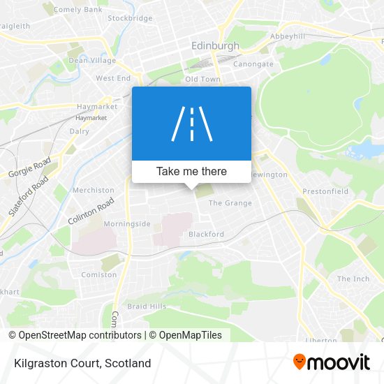 Kilgraston Court map