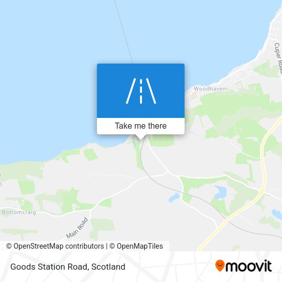 Goods Station Road map